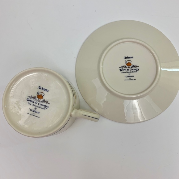 Vintage | Gorham China Teacup and Saucer - Picture 5 of 8